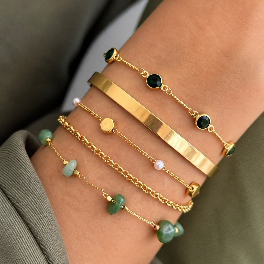 Golden Laurel Bracelet Set | Community Club